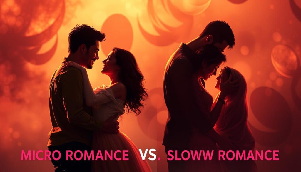 Comparing Micro Romance and Slow Burn Romance